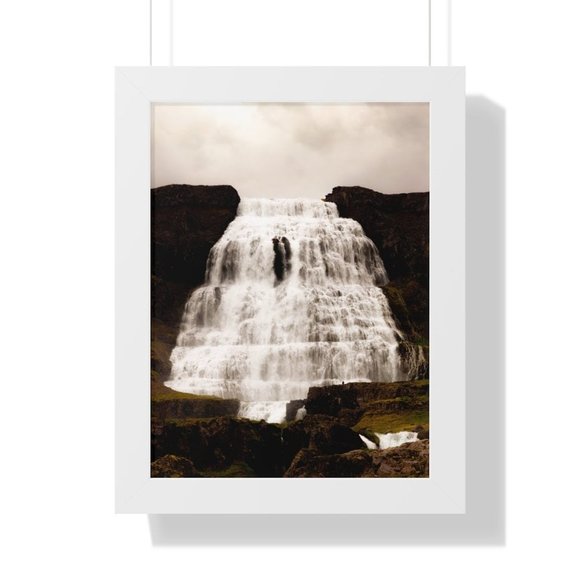 Lower South Falls, Oregon Waterfall Wall Art Design Poster Print Decor for Home - Picture 8 of 9